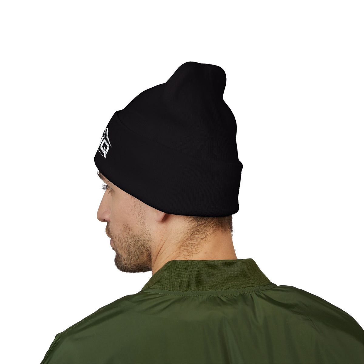 Noviq Threads Mountain Logo Embroidered Beanie