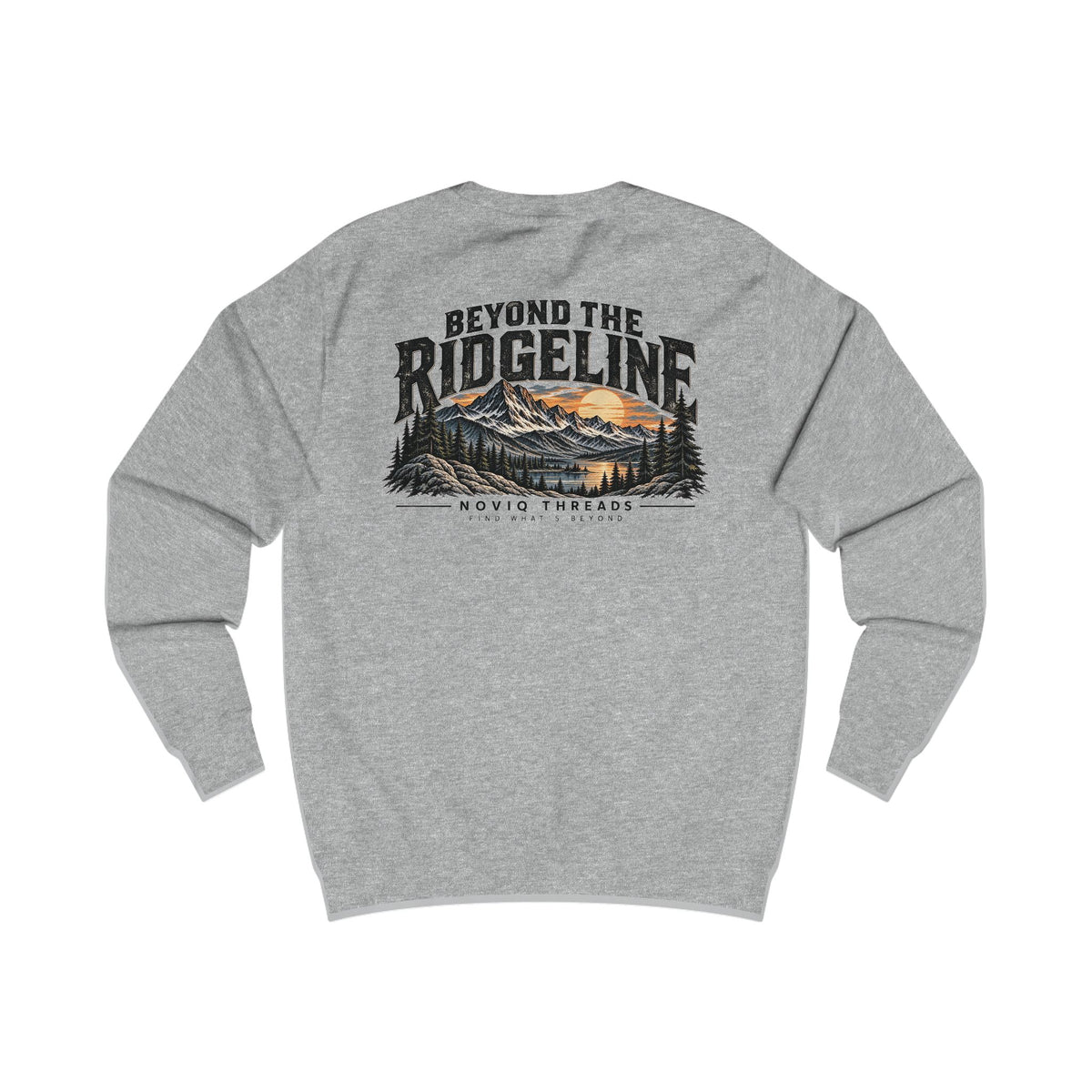 Noviq Beyond the Ridgeline Sweatshirt – Mountain Graphic Crewneck