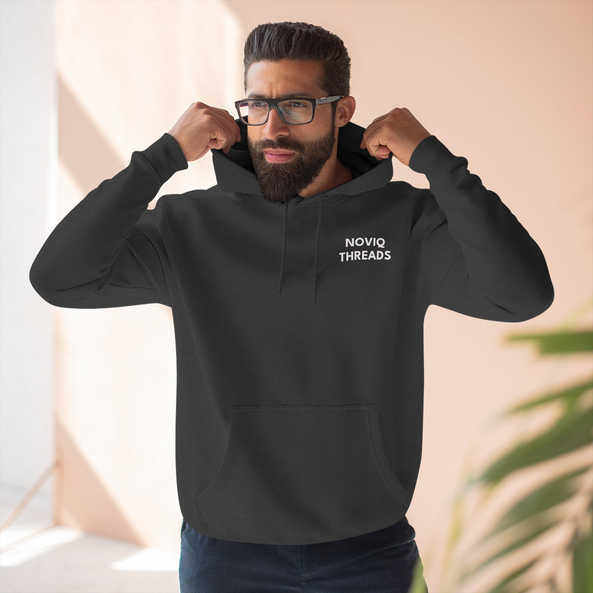 Noviq Threads Wilderness Hoodie — Mountain Sunset Graphic Hoodie
