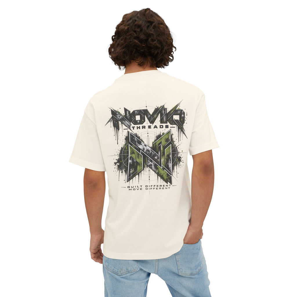 Noviq Threads Built Different Oversized Boxy Tee