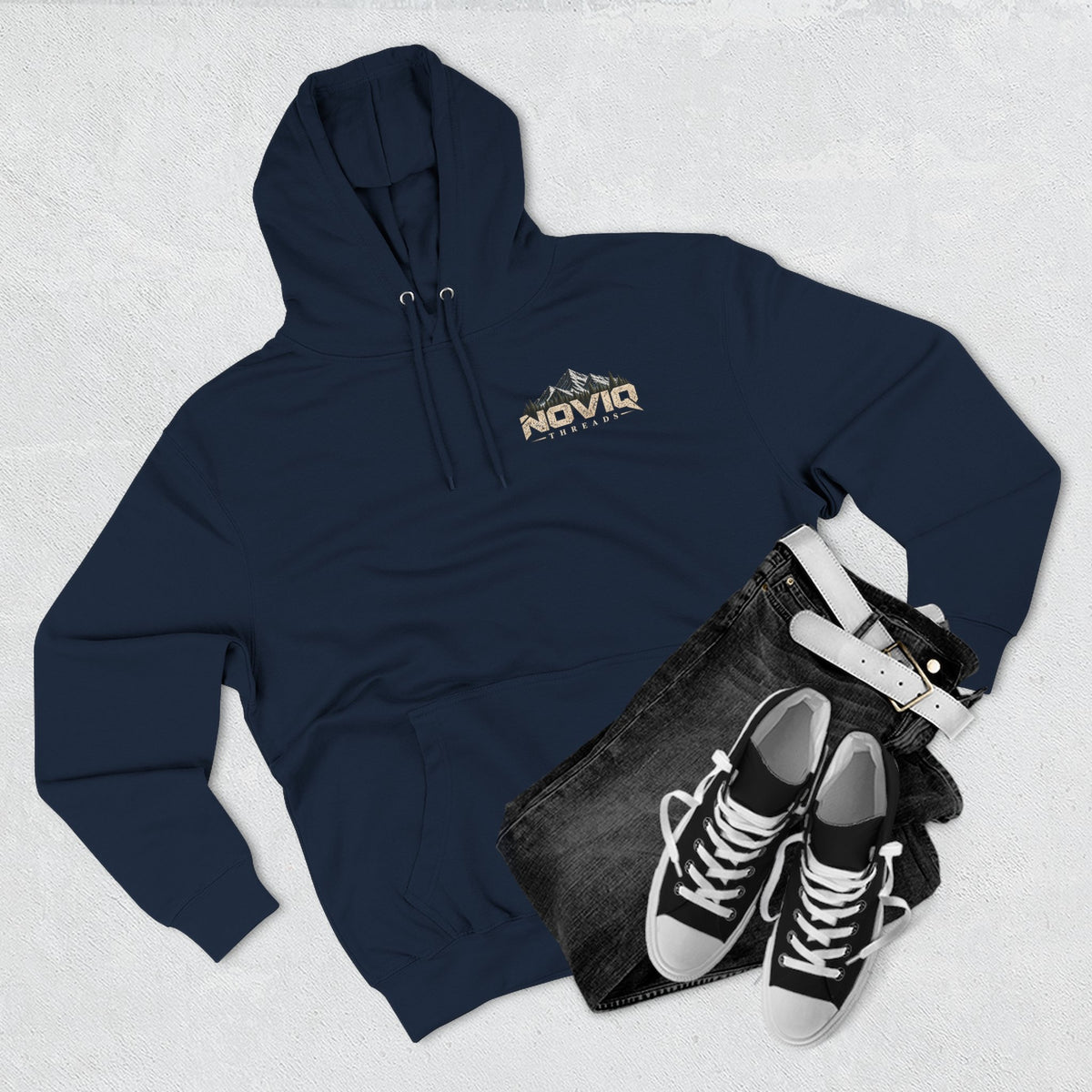Noviq Threads Built Different Fall/Winter Hoodie