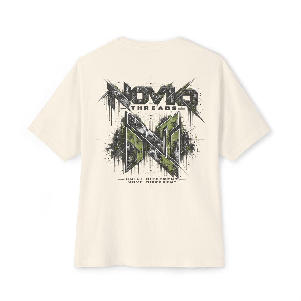 Noviq Threads Built Different Oversized Boxy Tee