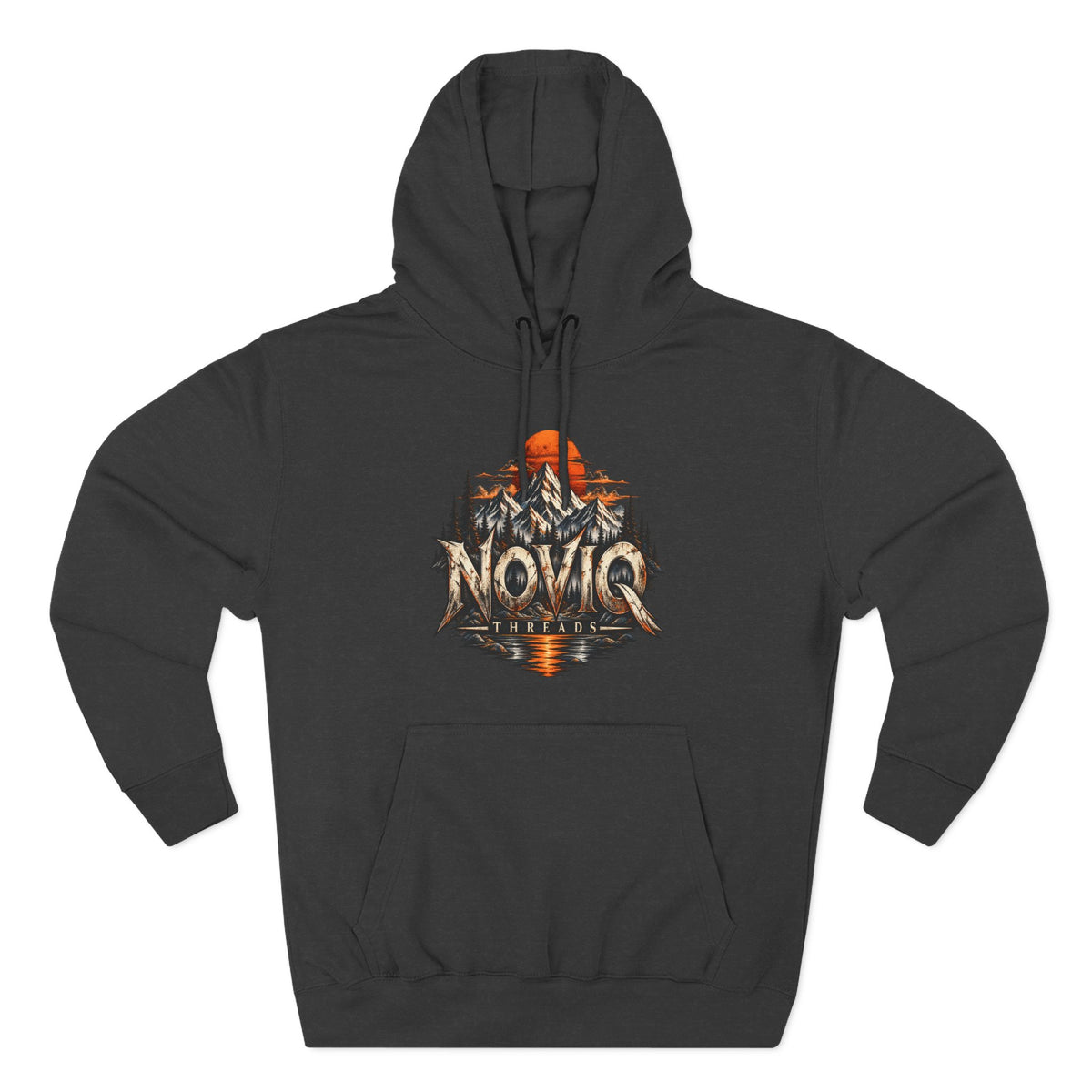 Novic Wilderness Hoodie — Mountain Sunset Graphic Hoodie